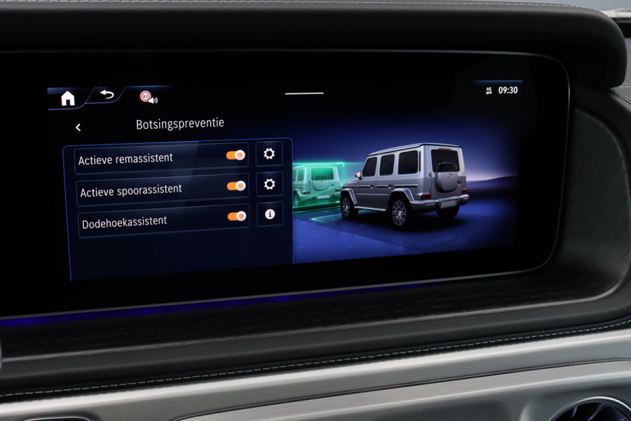 Mercedes-Benz G-Klasse 580 EQ AMG Exclusive Line 116 kWh | Techniekpakket | Distronic | Multicontourstoelen | Burmester | Keyless Go | Schuifdak | Verwarmd Stuurwiel | Nappa Leder |