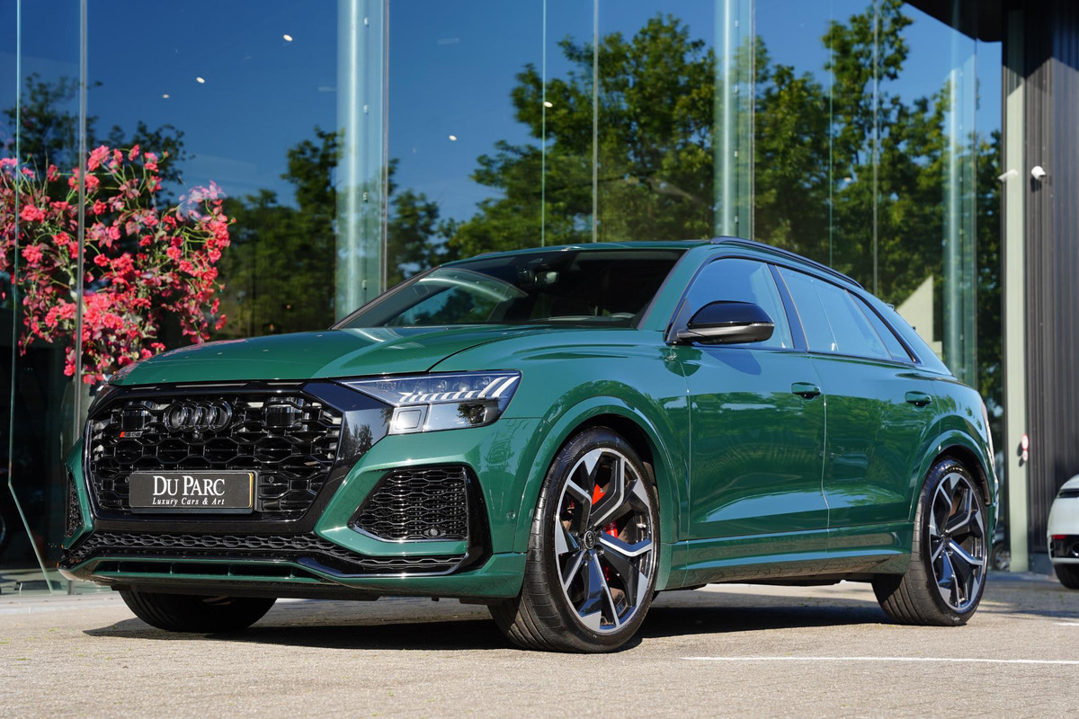 Audi Q8 4.0 TFSI RS Q8 Goodwood Green Head up B&O Audi Q8 4.0 TFSI RS Q8 Goodwood Green Head up B&O