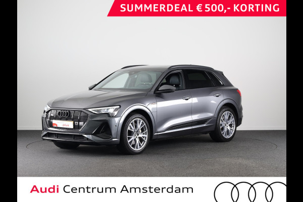 Audi e-tron 55 quattro S-line 95 kWh 408 pk | Navigatie | Panorama dak | Parkeersensoren ( park assist ) | Achteruitrijcamera