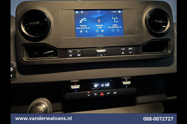 Mercedes-Benz Sprinter 316CDI 164pk L3H2 Euro6 ** Airco | Camera | Navigatie | Apple Carplay | Android Auto | Cruisecontrol Chauffeursstoel, Stoelverwarming, Parkeersensoren, Bijrijdersbank