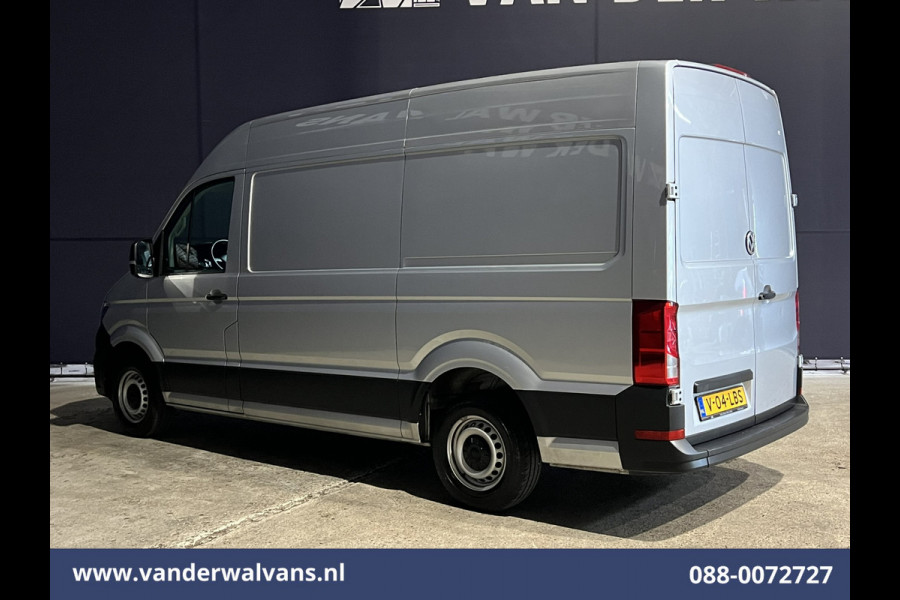 Volkswagen Crafter 2.0 TDI 141pk L3H3 L2H2 Euro6 Airco | Navigatie | Apple Carplay | Cruisecontrol Android Auto, Bijrijdersbank, 3000kg trekvermogen, zilver