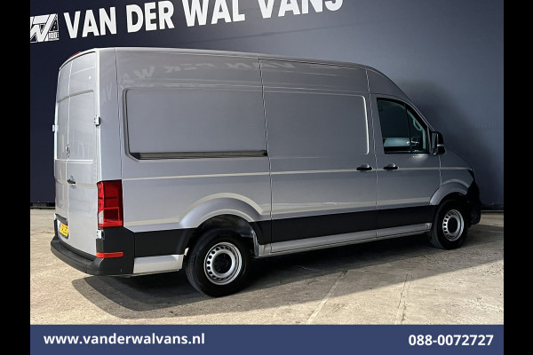 Volkswagen Crafter 2.0 TDI 141pk L3H3 L2H2 Euro6 Airco | Navigatie | Apple Carplay | Cruisecontrol Android Auto, Bijrijdersbank, 3000kg trekvermogen, zilver
