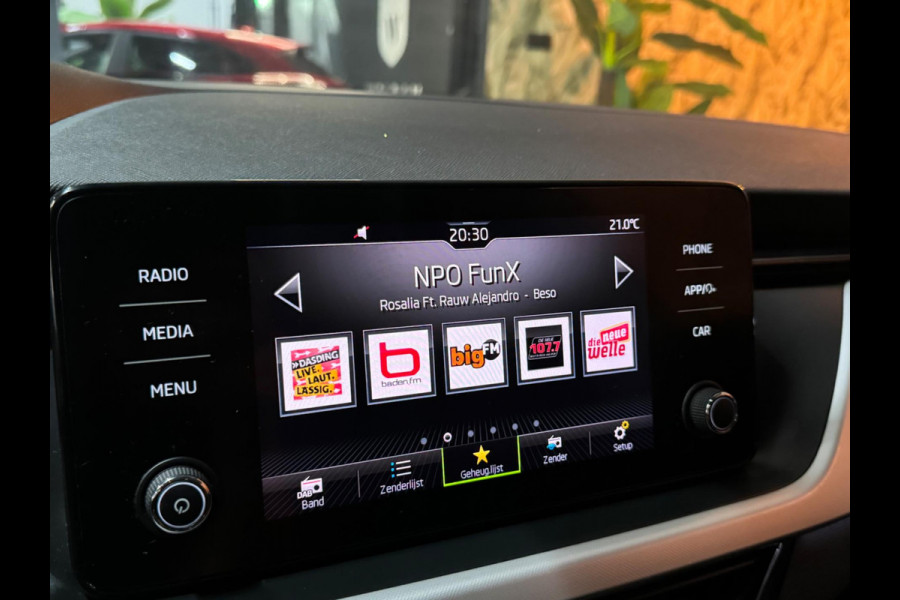 Škoda Kamiq 1.0 TSI Drive Edition Garantie Elek Trekhaak CarPlay StoelVW Front ASS Lane ASS Cruise Clima Navi Led Dab Rijklaar