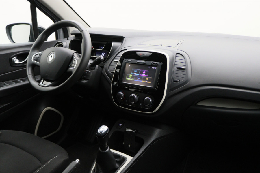 Renault Captur 0.9 TCe Zen LED, Airco, Cruise, Trekhaak, Bluetooth, DAB, 17"