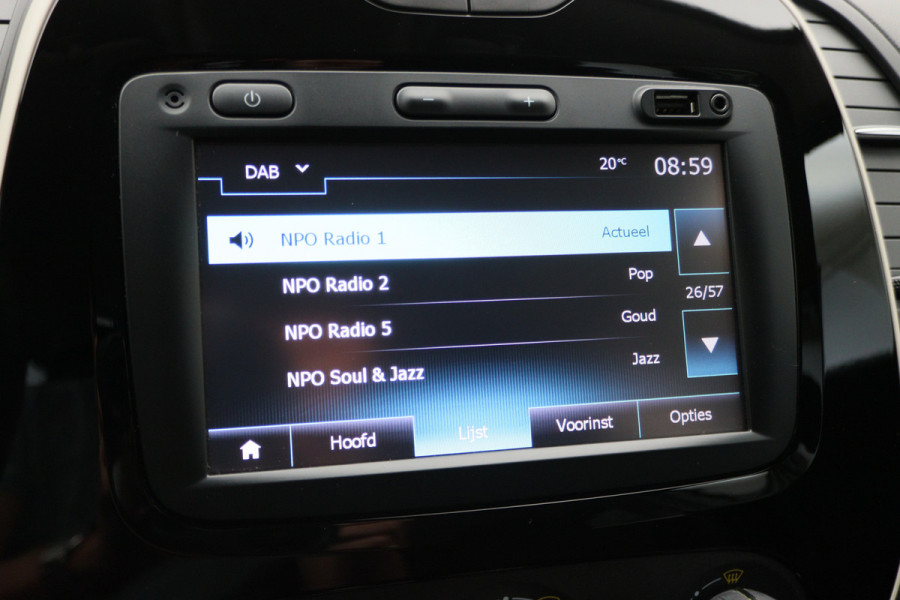 Renault Captur 0.9 TCe Zen LED, Airco, Cruise, Trekhaak, Bluetooth, DAB, 17"