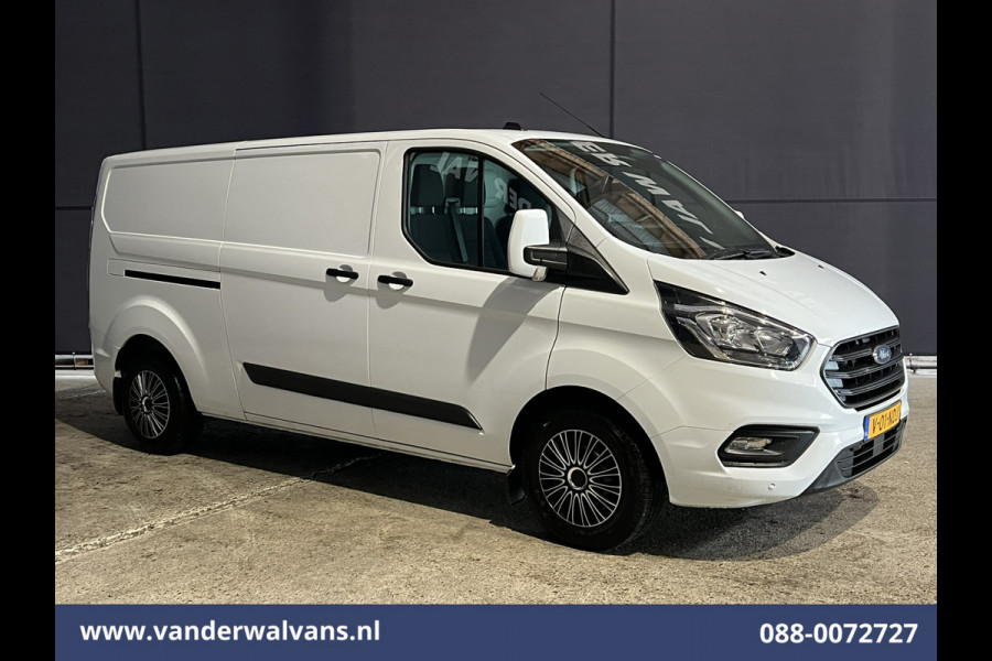 Ford Transit Custom 2.0 TDCI 131pk L2H1 Euro6 Airco | 2800kg Trekhaak | Apple Carplay | LED | Cruisecontrol Android Auto, Verwarmde voorruit, Stoelverwarming, Parkeersensoren, Bijrijdersbank