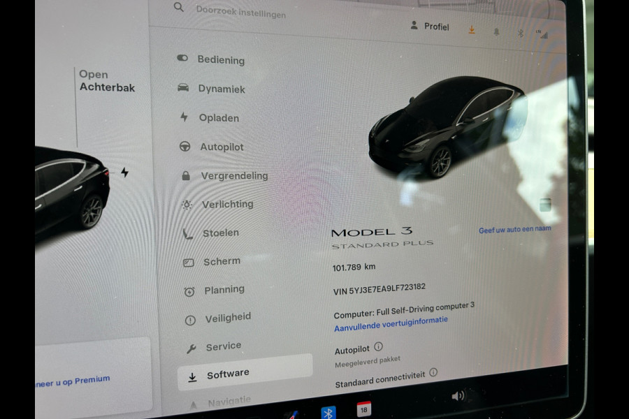 Tesla Model 3 Standard RWD Plus 60 kWh Trekhaak (1.000kg) SOH 86% Rijklaarprijs!