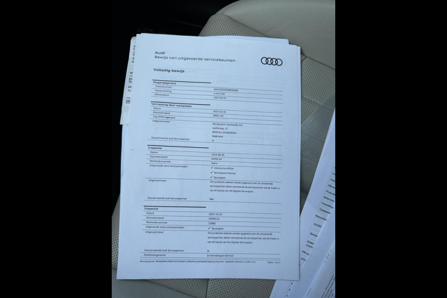 Audi e-tron 50 quattro S edition 71 kWh S LINE | STOELVERWARMING EN VENTILATE | DODE HOEK HERKENNING | RIJKLAARPRIJSINCL. 12MND BOVAG