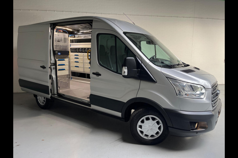 Ford Transit Automaat Servicewagen 350 2.0 TDCI 131PK euro6 L2H2 3Persoons Trend, Sortimo werkplaats inrichting, RIJKLAARPRIJS
