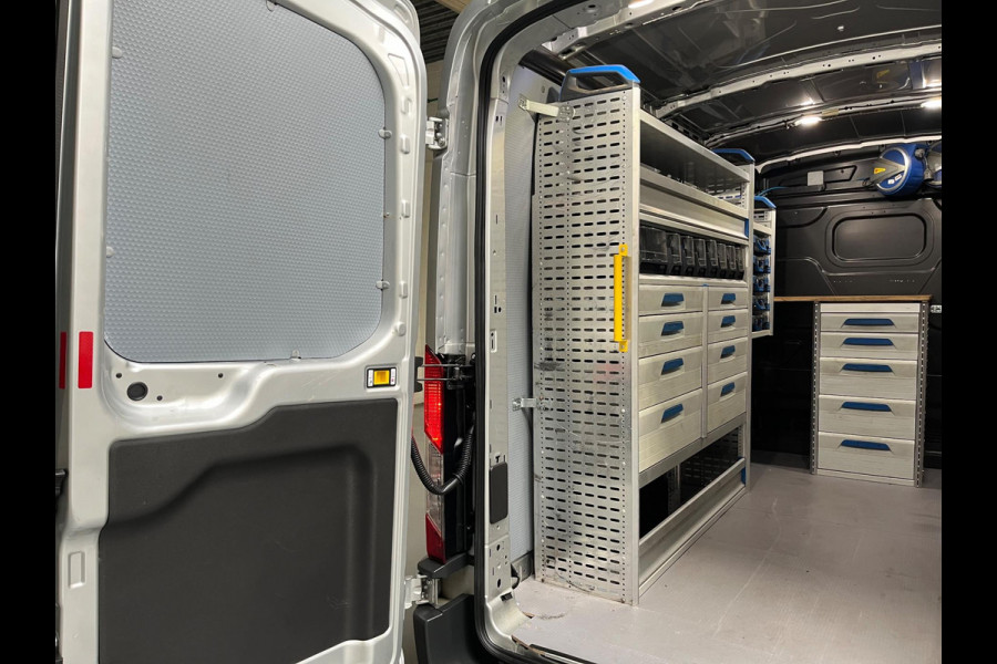 Ford Transit Automaat Servicewagen 350 2.0 TDCI 131PK euro6 L2H2 3Persoons Trend, Sortimo werkplaats inrichting, RIJKLAARPRIJS