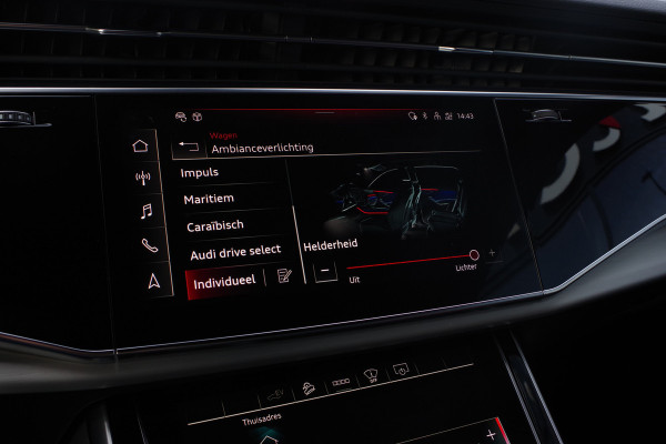 Audi Q8 60 TFSI e 463 PK Quattro Competition Plug-In Hybride, Elek. Trekhaak, Camera, B&O Sound, HUD