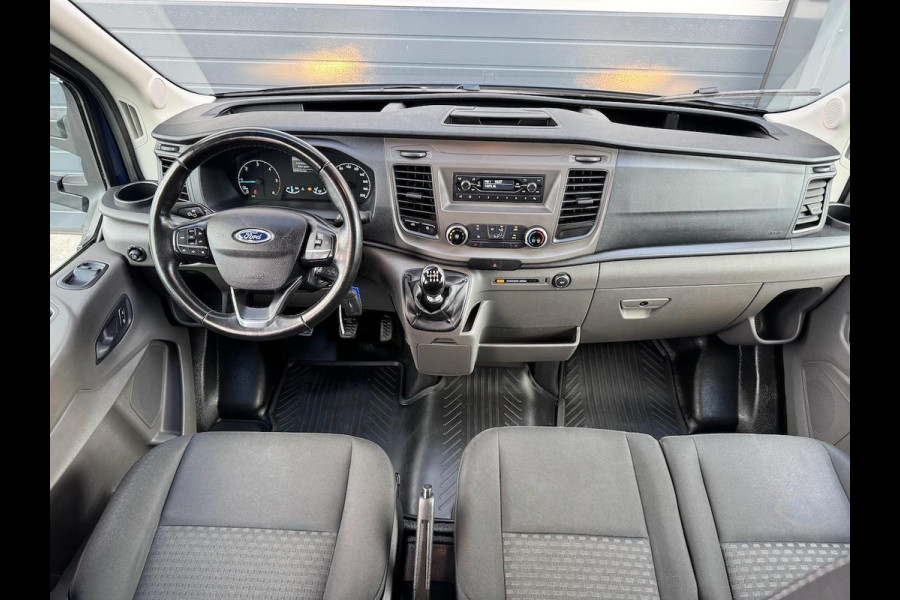 Ford Transit 350 2.0 TDCI L3H1 DC 4WD | Huif | Cruise | Stoelverw.| Bluetooth | 7-persoons | Vierwielaandrijving | Airco | AWD 4×4
