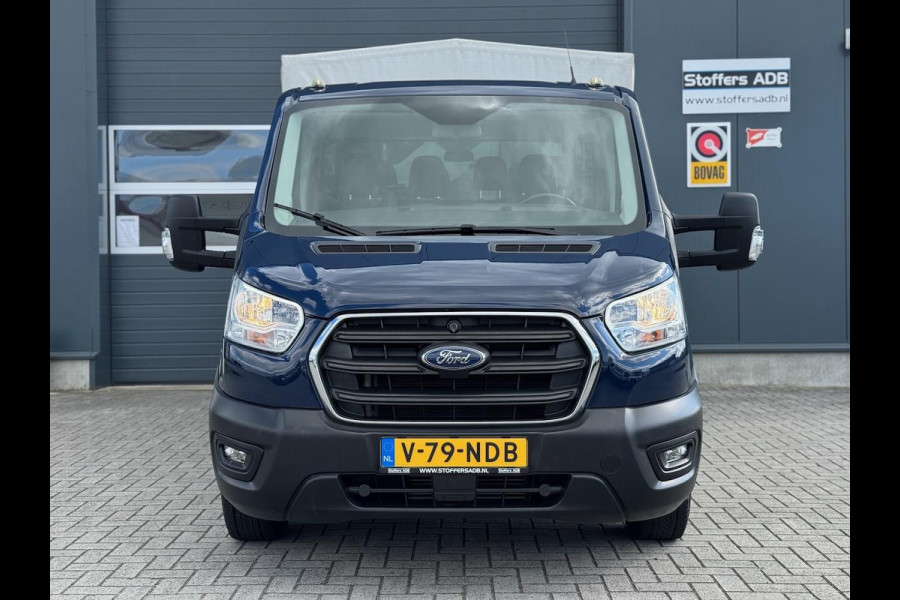 Ford Transit 350 2.0 TDCI L3H1 DC 4WD | Huif | Cruise | Stoelverw.| Bluetooth | 7-persoons | Vierwielaandrijving | Airco | AWD 4×4