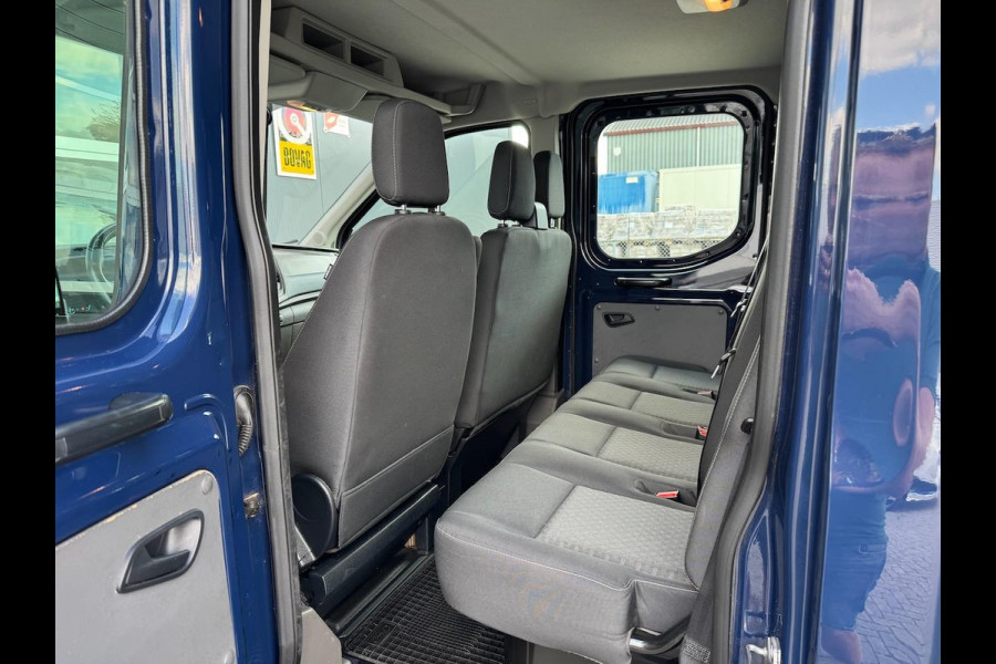 Ford Transit 350 2.0 TDCI L3H1 DC 4WD | Huif | Cruise | Stoelverw.| Bluetooth | 7-persoons | Vierwielaandrijving | Airco | AWD 4×4