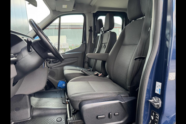 Ford Transit 350 2.0 TDCI L3H1 DC 4WD | Huif | Cruise | Stoelverw.| Bluetooth | 7-persoons | Vierwielaandrijving | Airco | AWD 4×4