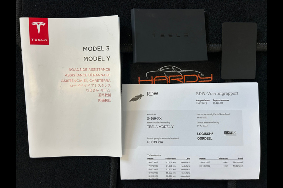 Tesla Model Y RWD 58 kWh 93% SOH Trekhaak BTW Auto 1e Eigenaar Rijklaarprijs!