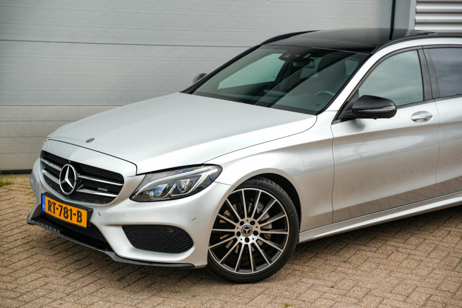 Mercedes-Benz C-Klasse Estate 180 Sport Edition Premium Plus AMG Panoramadak Burmester Memory LED 19''LM
