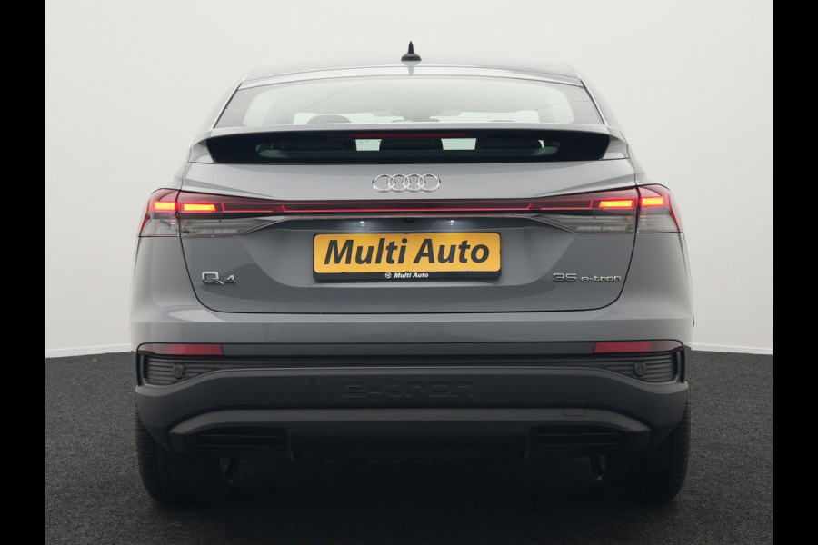 Audi Q4 e-tron Sportback 35 Edition 55 kWh 170pk Dealer O.H INCL BTW | Adaptive Cruise | Camera | Verwarmde Stoelen | Virtual | Front Assist | Navigatie | DAB |