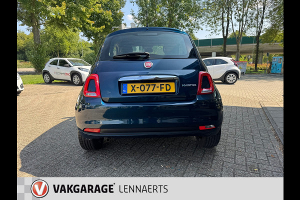 Fiat 500 1.0 Hybrid Club, cruise, carplay, auto ac, ect. Rijklaarprijs / 12 mnd garantie