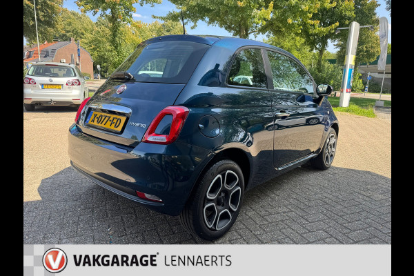 Fiat 500 1.0 Hybrid Club, cruise, carplay, auto ac, ect. Rijklaarprijs / 12 mnd garantie