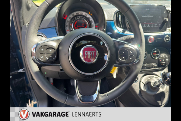 Fiat 500 1.0 Hybrid Club, cruise, carplay, auto ac, ect. Rijklaarprijs / 12 mnd garantie
