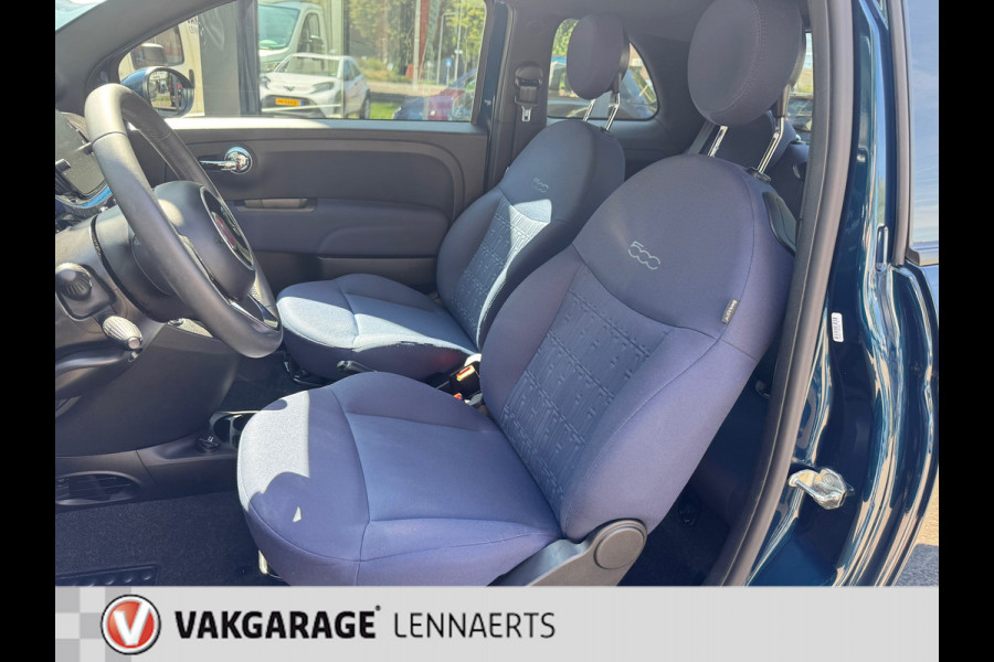 Fiat 500 1.0 Hybrid Club, cruise, carplay, auto ac, ect. Rijklaarprijs / 12 mnd garantie
