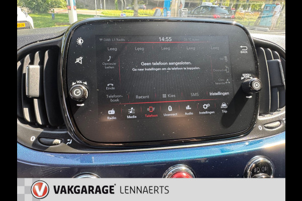Fiat 500 1.0 Hybrid Club, cruise, carplay, auto ac, ect. Rijklaarprijs / 12 mnd garantie