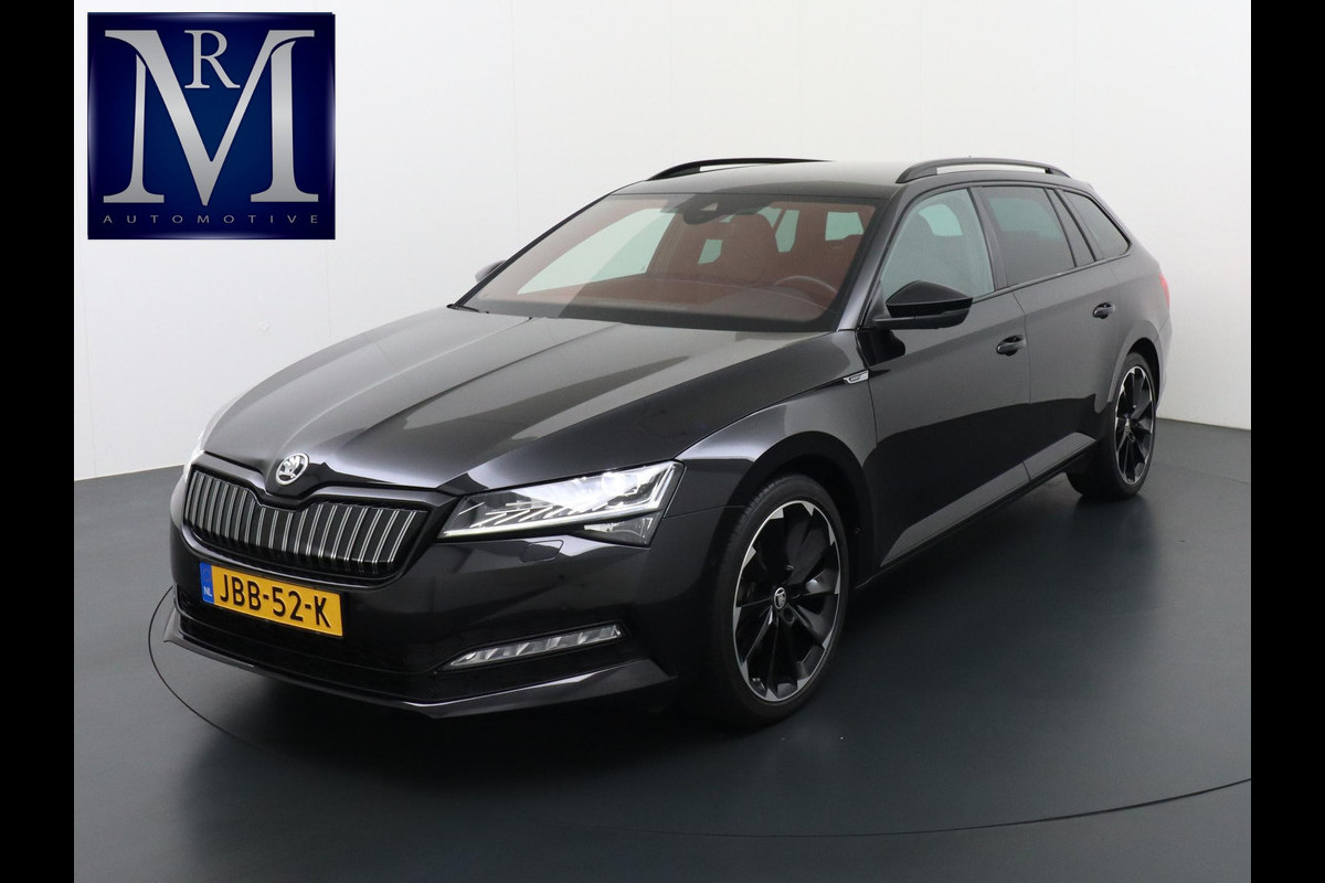 Škoda Superb Combi 1.4 TSI iV Sportline Business VAN: 35.900,- VOOR: 31.877,- UW HERFSTVOORDEEL: 4.023,- PHEV | PLUG-IN HYBRIDE | ADD CRUISE | STOEL/ STUURVERWARMING | ELEK. TREKHAAK | 360 CAMERA| ACHTERBANK VERWARMD| TREKHAAK | BOM VOL OPTIES | RIJKLAAR GELEVERD MET 12 MND BOVAG GARANTIE |