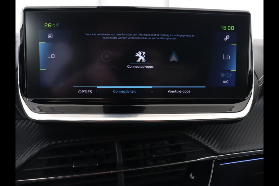 Peugeot e-2008 EV GT Pack 50 kWh | Stoelverwarming | Alcantara | Adaptive cruise | Camera | Carplay | Navigatie | Keyless | Digital Cockpit | Dodehoek detectie | Climate control
