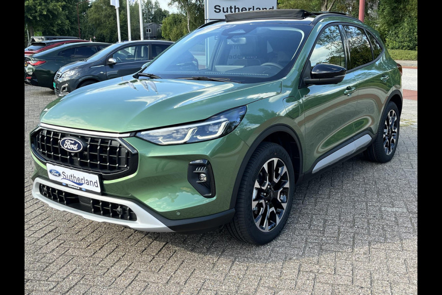 Ford Kuga 2.5 PHEV Active X Panoramadak | Winter Pack | Wegklapbare trekhaak | 19 inch lichtmetalen velgen | Reservewiel | Adaptieve Matrix LED koplampen met Coast to Coast | Prijs incl. 4.000 Ford voordeel