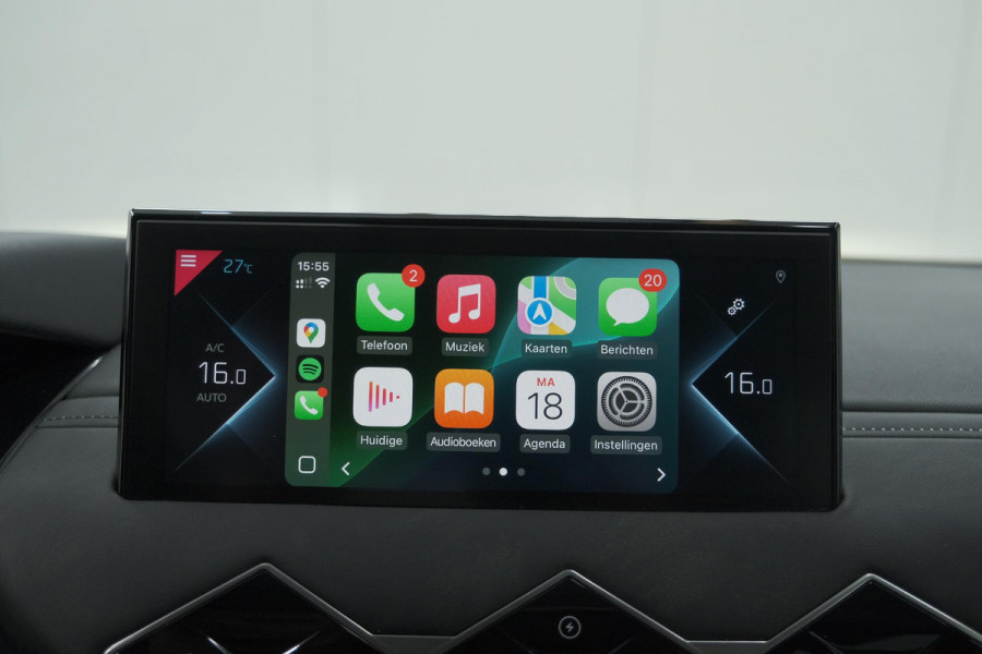 DS DS 3 Crossback 50 kwh e-Tense So Chic | Camera | Dodehoekdetectie | Head-Up Display | Apple Carplay | Stoelverwarming