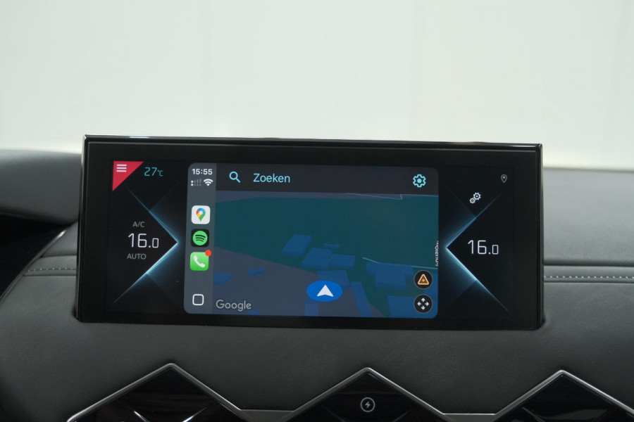 DS DS 3 Crossback 50 kwh e-Tense So Chic | Camera | Dodehoekdetectie | Head-Up Display | Apple Carplay | Stoelverwarming