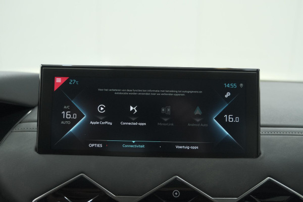 DS DS 3 Crossback 50 kwh e-Tense So Chic | Camera | Dodehoekdetectie | Head-Up Display | Apple Carplay | Stoelverwarming