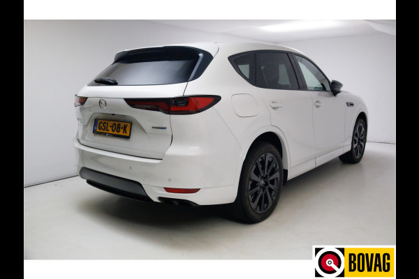 Mazda CX-60 2.5 e-SkyActiv PHEV 328 PK Homura | Panoramadak | Leer | 360 camera | Adaptive cruise | Navigatie Wegklapbare trekhaak, Stoel- stuurverwarming, Elektrische achterklep, Keyless