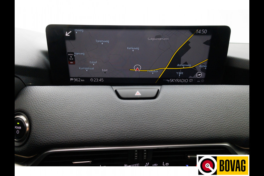 Mazda CX-60 2.5 e-SkyActiv PHEV 328 PK Homura | Panoramadak | Leer | 360 camera | Adaptive cruise | Navigatie Wegklapbare trekhaak, Stoel- stuurverwarming, Elektrische achterklep, Keyless