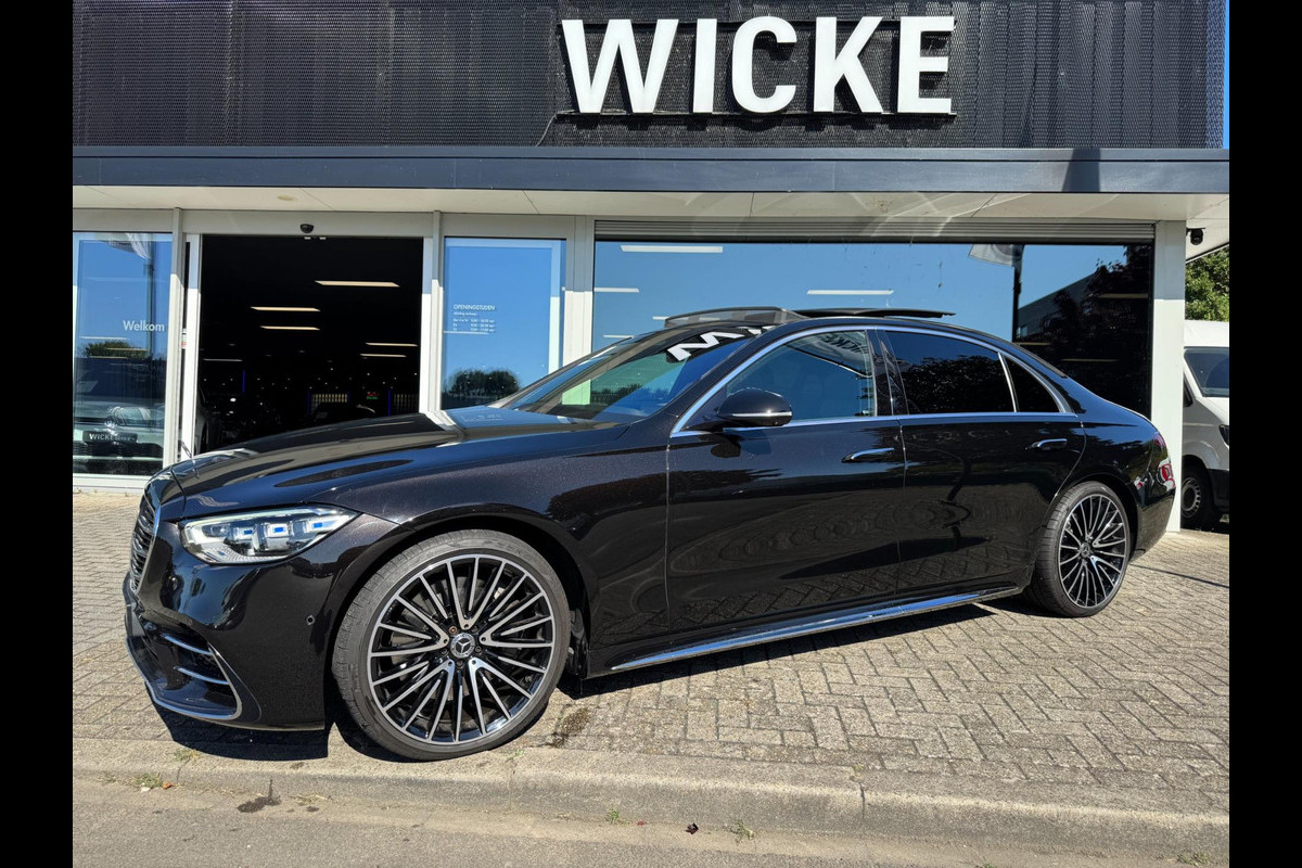 Mercedes-Benz S-Klasse 400d 4MATIC Lang AMG Line Panorama 4 Wiel sturing