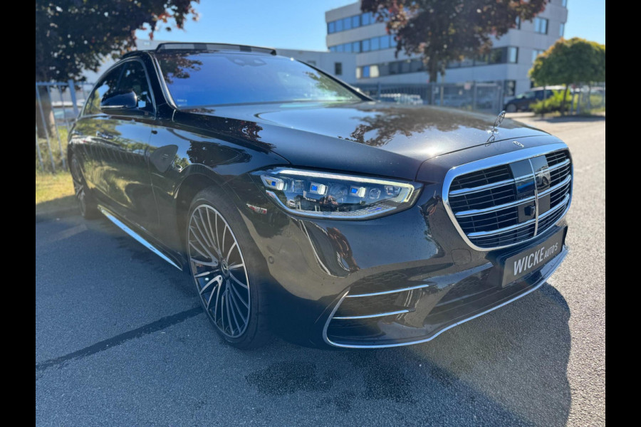 Mercedes-Benz S-Klasse 400d 4MATIC Lang AMG Line Panorama 4 Wiel sturing
