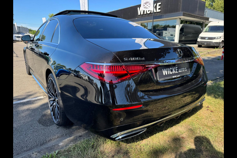 Mercedes-Benz S-Klasse 400d 4MATIC Lang AMG Line Panorama 4 Wiel sturing