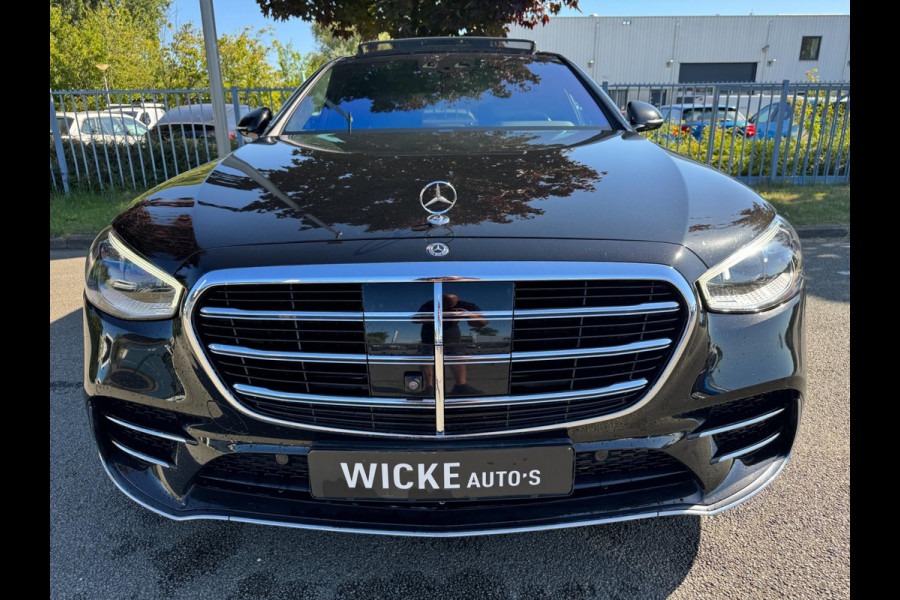 Mercedes-Benz S-Klasse 400d 4MATIC Lang AMG Line Panorama 4 Wiel sturing