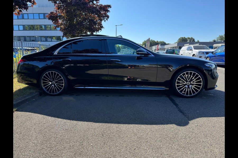 Mercedes-Benz S-Klasse 400d 4MATIC Lang AMG Line Panorama 4 Wiel sturing