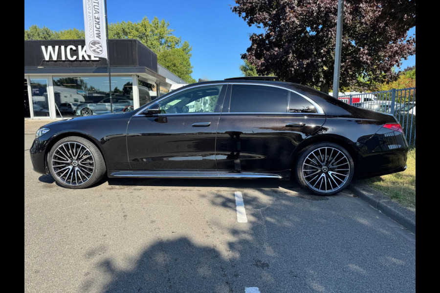 Mercedes-Benz S-Klasse 400d 4MATIC Lang AMG Line Panorama 4 Wiel sturing