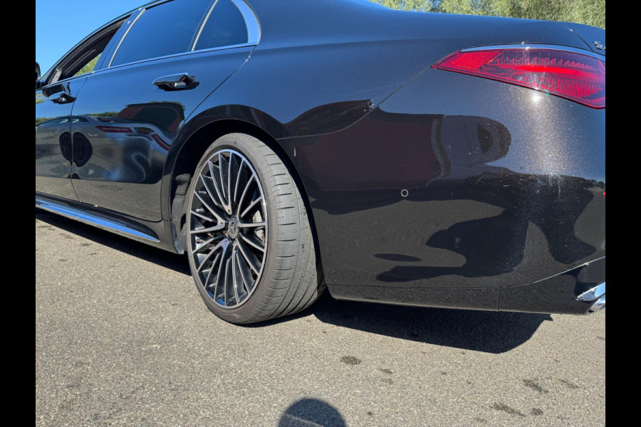 Mercedes-Benz S-Klasse 400d 4MATIC Lang AMG Line Panorama 4 Wiel sturing