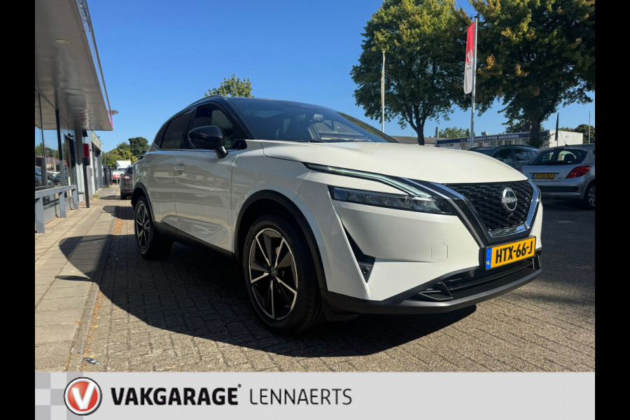 Nissan QASHQAI 1.3 MHEV Tekna 140 pk, navi ,headup, 19"LM, pano, Rijklaarprijs / 12 mnd garantie