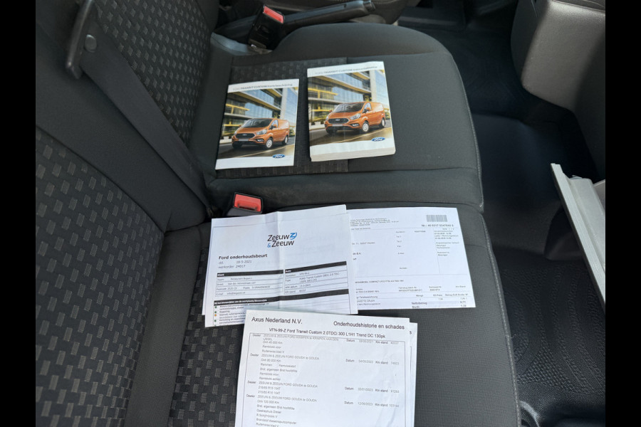 Ford Transit Custom 300 2.0 TDCI 13PK EURO 6 L1H1 Trend DC 6 persoons Navigatie systeem/app Connect/cruise control