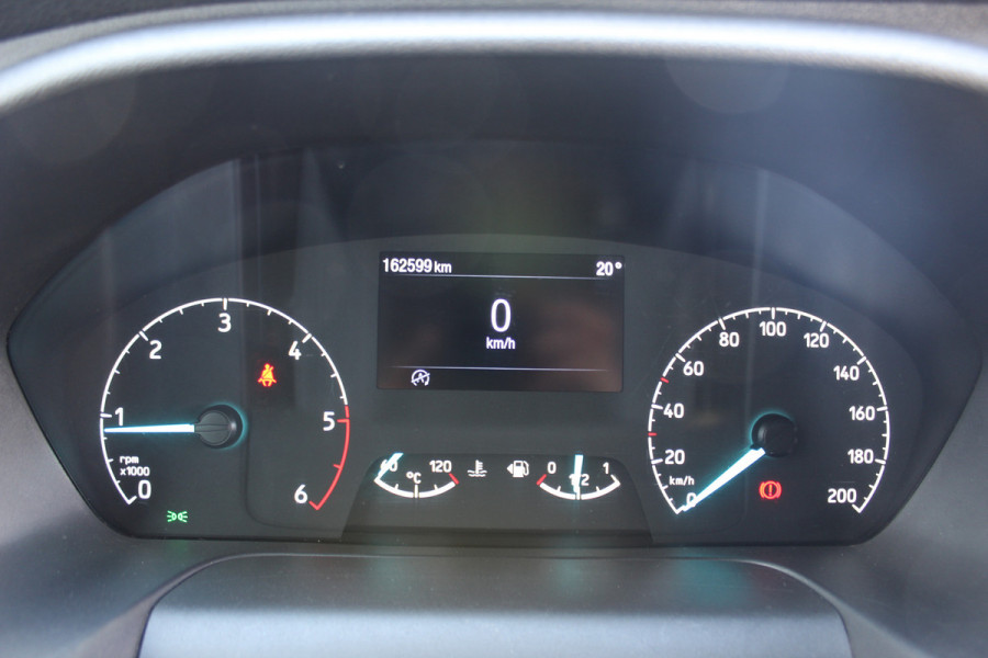 Ford Transit Custom 300 2.0-130pk TDCI L1H1 Trend Dubb. cabine. Trekhaak, Airco, Stoelverwarming, Cruise Control, Multimediascherm met navi en apple/android carplay, Chrome Blue