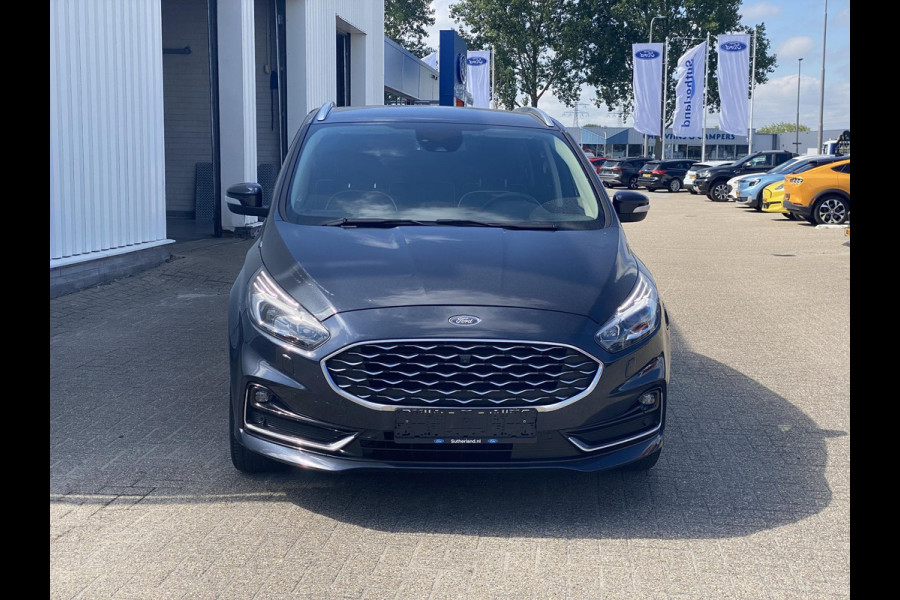 Ford S-Max 2.5 FHEV 7p Vignale 190pk | Full LED | Sony Navigatie | 7 persoons | Winterpack | Trekhaak | Massage Stoelen | Adaptieve Cruise Controle |
