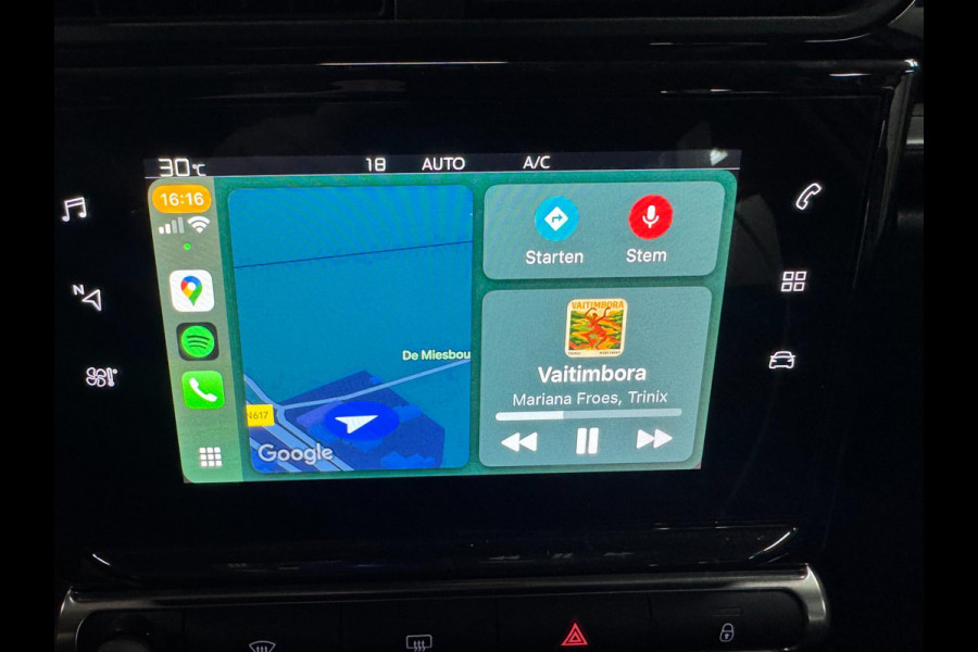 Citroën C3 1.2 PureTech Feel CARPLAY/ANDROID CLIMAAT CONTROL PARKEERSENSOREN 58886 KM !!!