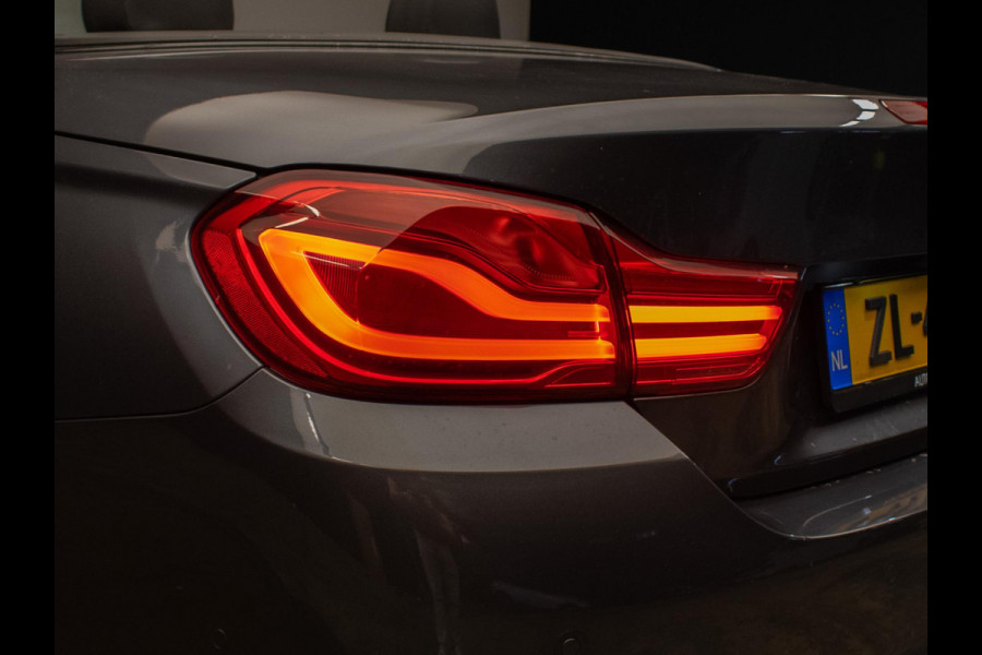 BMW 4 Serie Cabrio 430i High Executive M PAKKET (APPLE CARPLAY,NAVI,LED,XENON,ELETRISCHE STOELEN,LEDER,CAMERA,PDC,NETTESTAAT)