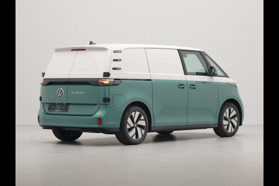 Volkswagen ID. Buzz Cargo Anniversary Edition 79 kWh 210kW 286PK Two Tone Wit/Mintgroen
