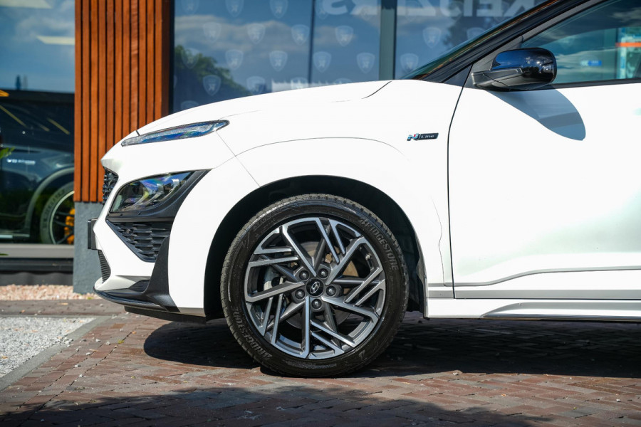 Hyundai Kona 1.6 T N-Line Camera Stoelvent. Stuurverw DAB+ Navigatie Keyless 200pk!